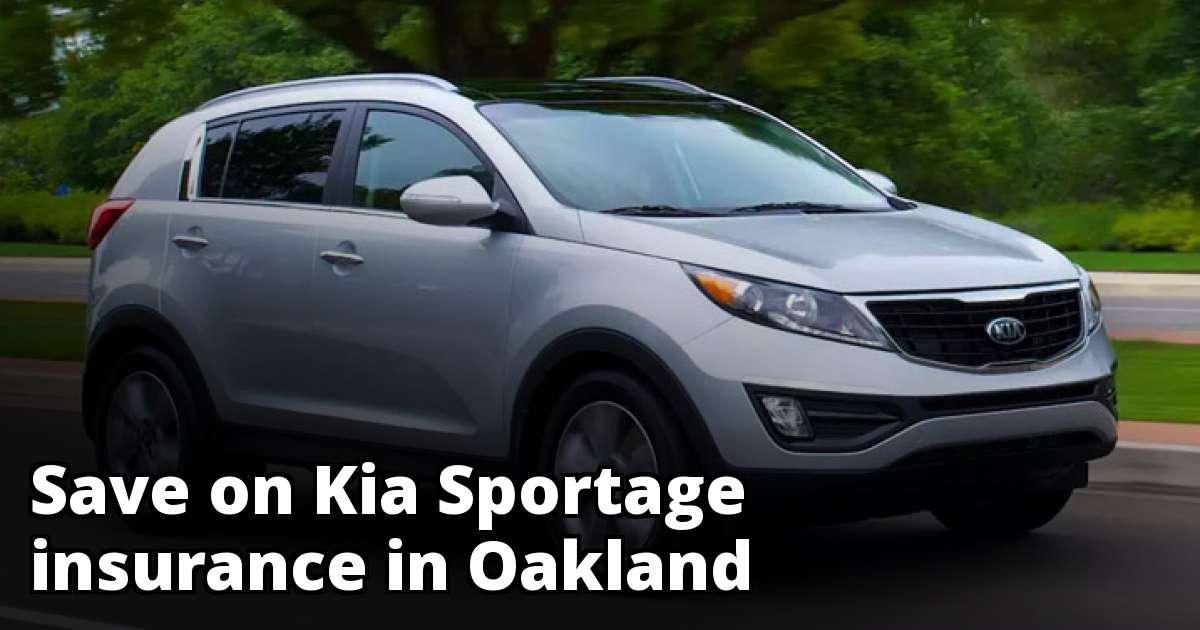 Affordable Kia Sportage Insurance in Oakland, CA