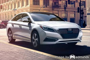 Insurance rates Hyundai Sonata Hybrid in Oakland
