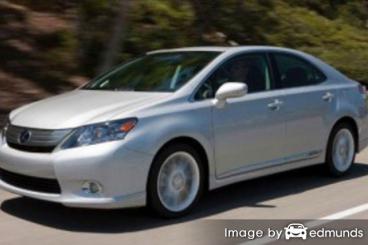 Insurance rates Lexus HS 250h in Oakland