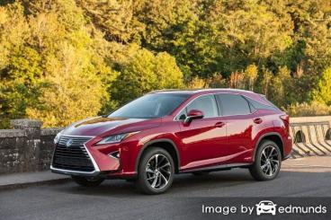 Insurance rates Lexus RX 450h in Oakland