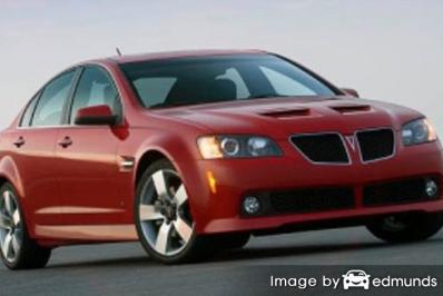 Insurance rates Pontiac G8 in Oakland