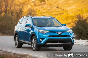 Insurance rates Toyota Rav4 Hybrid in Oakland