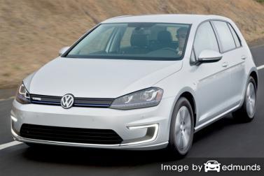 Insurance rates Volkswagen e-Golf in Oakland