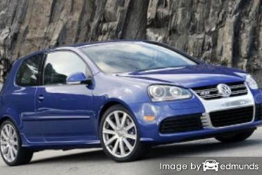 Insurance rates Volkswagen R32 in Oakland